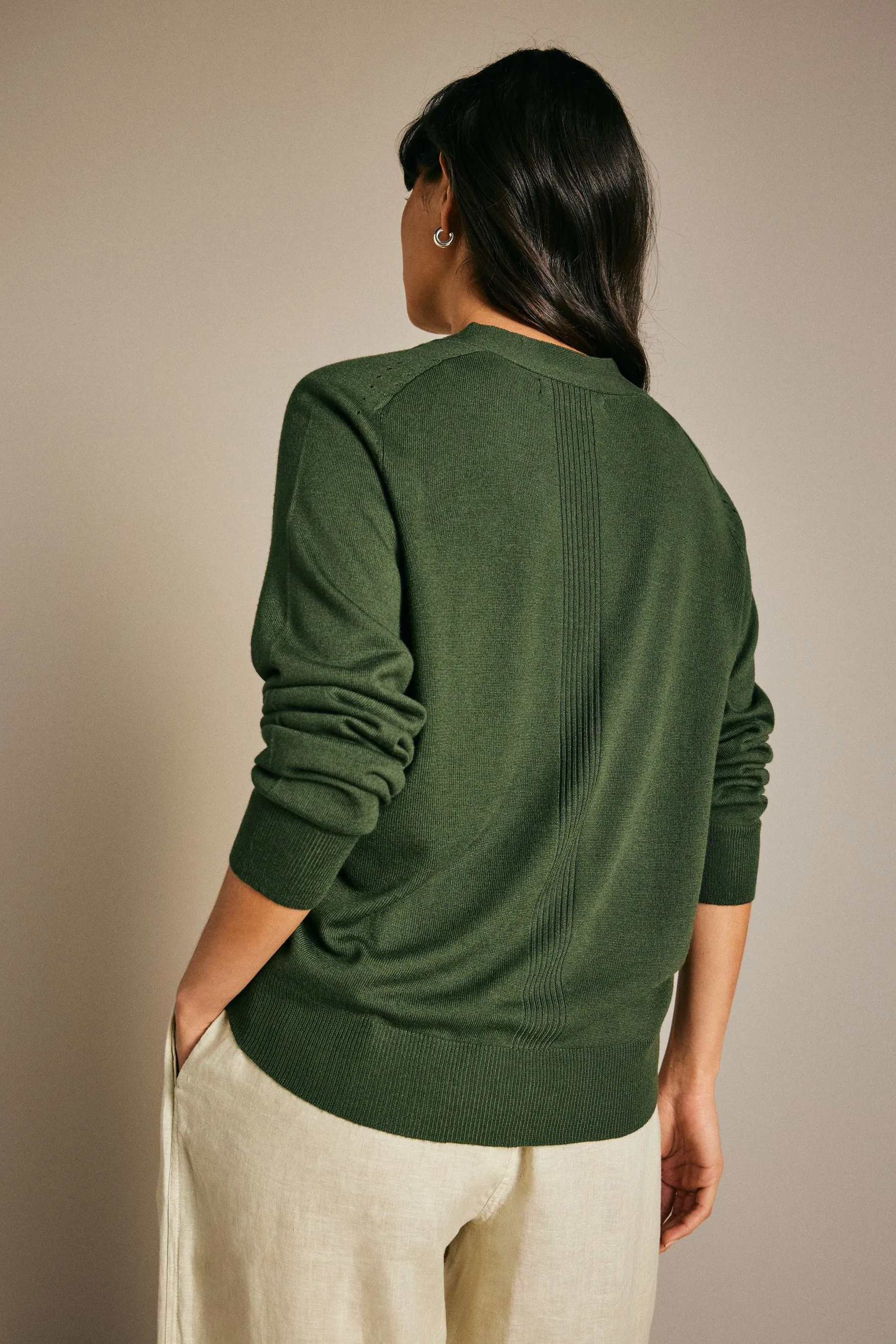 Cardigan con bottoni