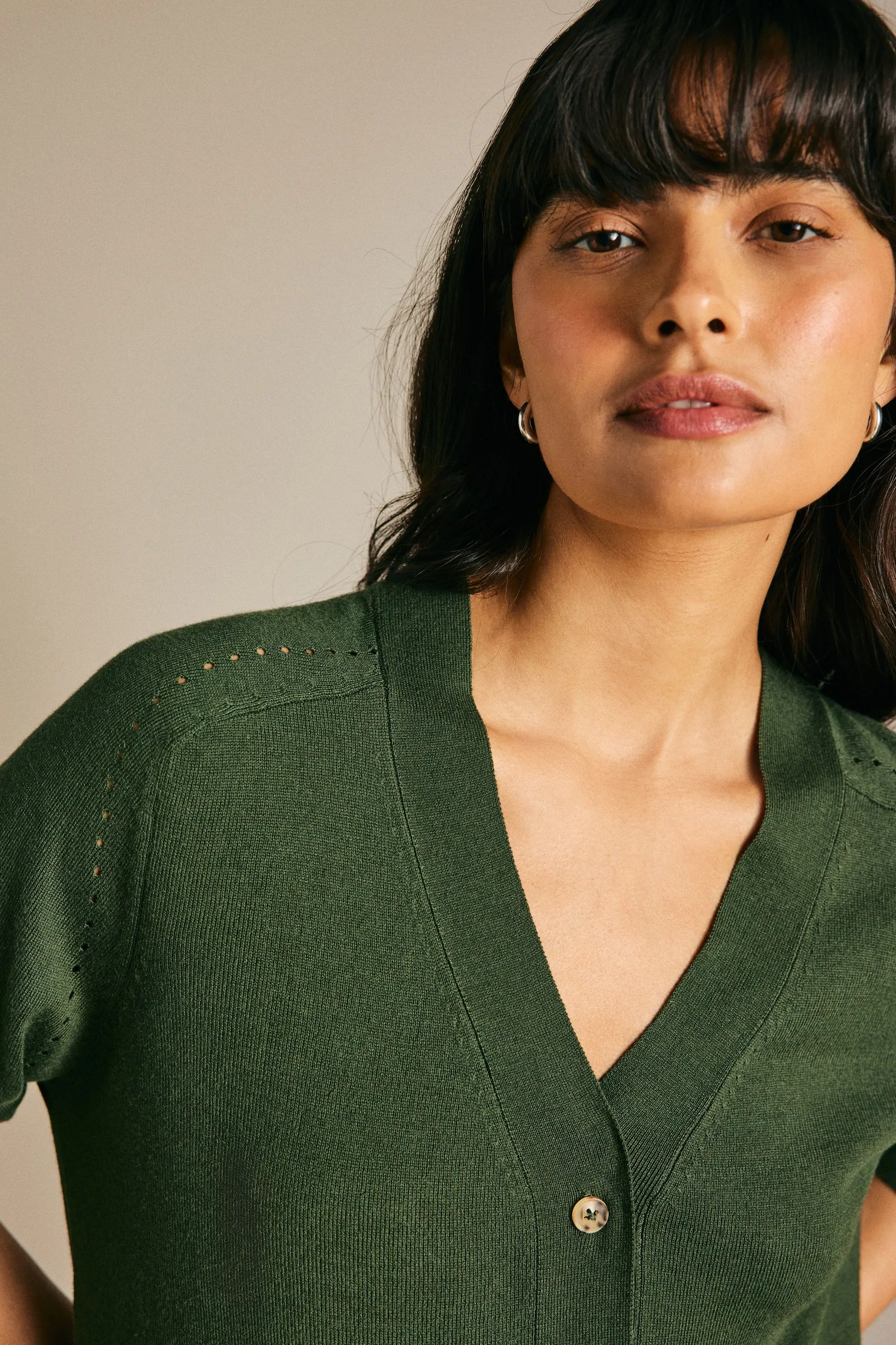 Cardigan con bottoni