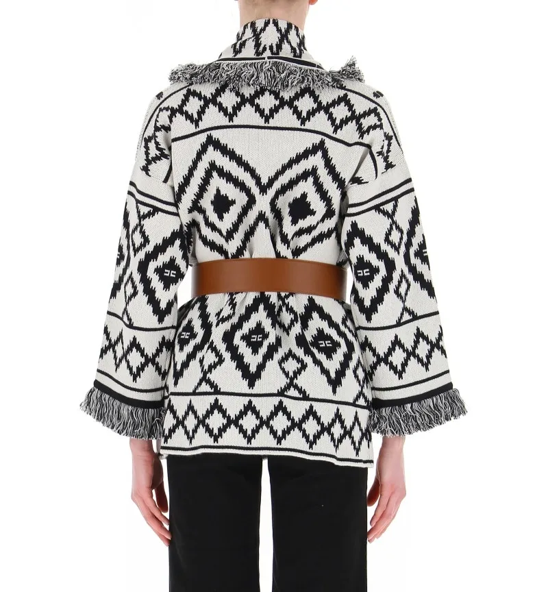 Cardigan con cintura