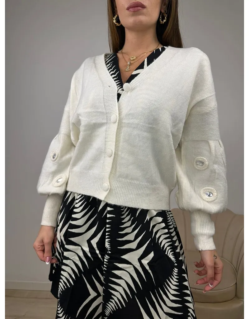 CARDIGAN SOPHI BIANCO