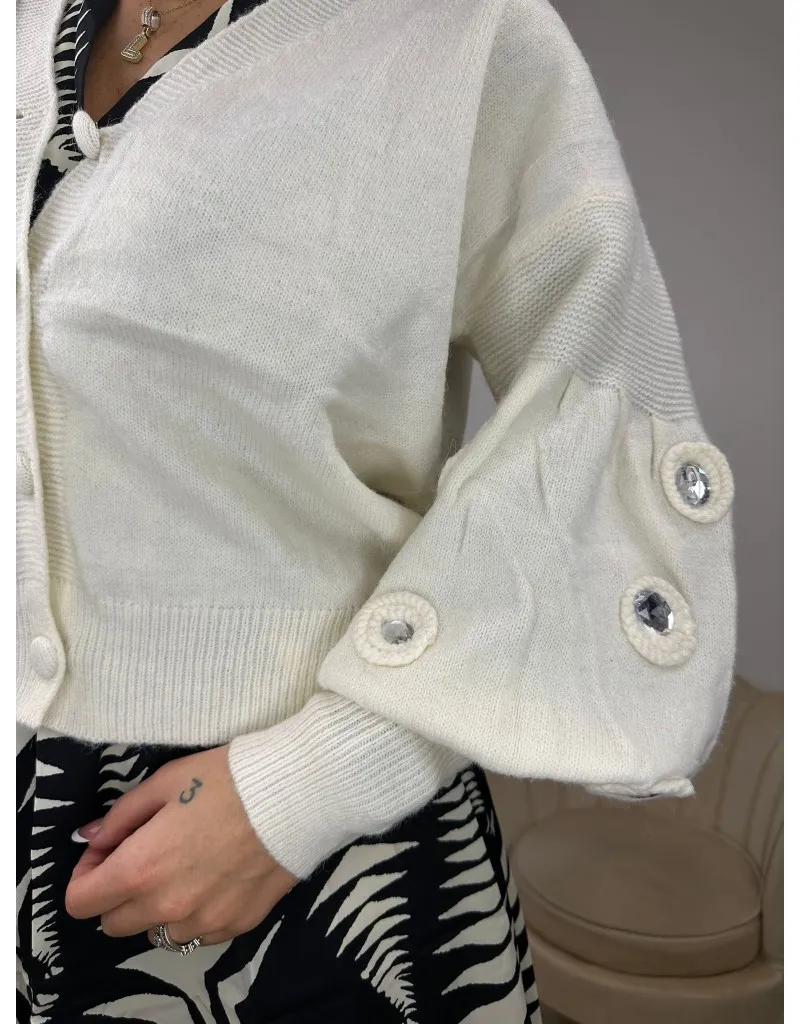 CARDIGAN SOPHI BIANCO