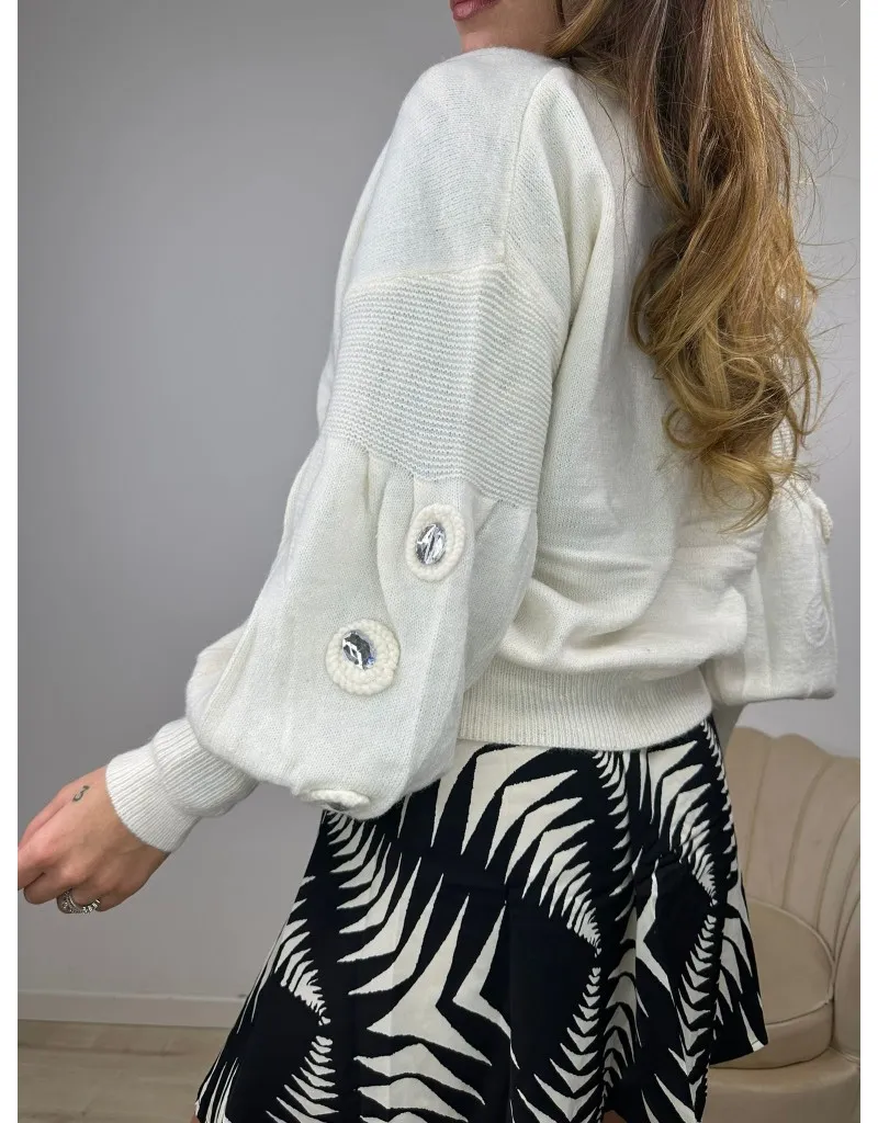 CARDIGAN SOPHI BIANCO