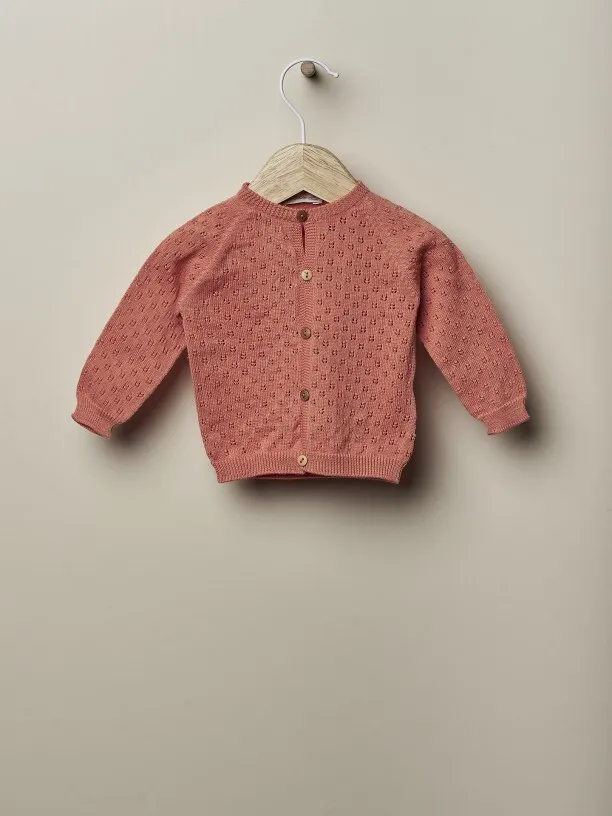 Cardigan traforato – Wedoble