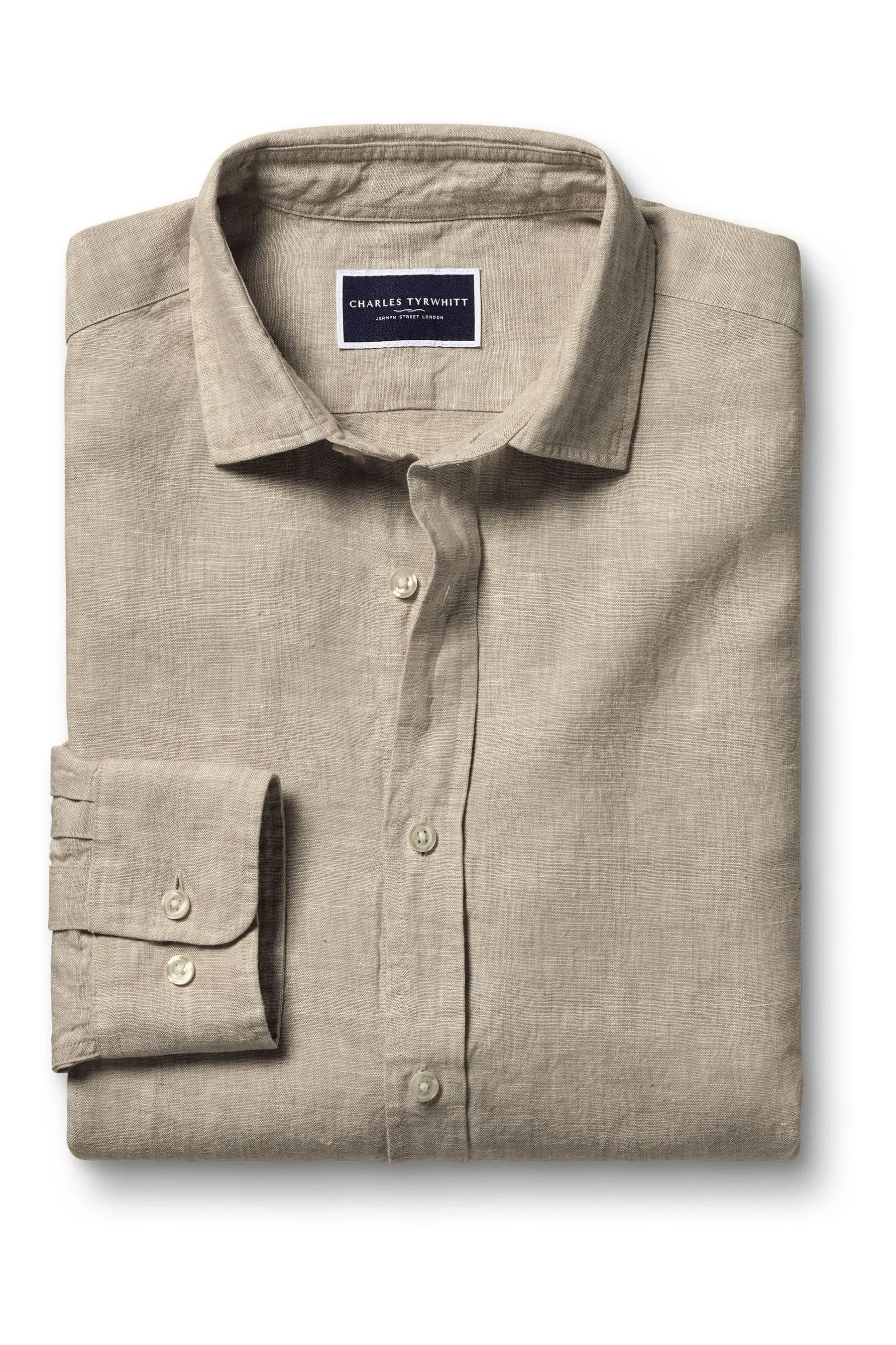 Charles Tyrwhitt - Camicia ripiegabile con logo impermeabile