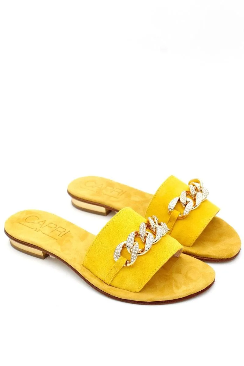 Ciabatte catena con strass