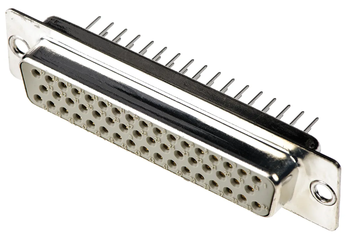 Connettore D-Sub HARTING, Femmina, 50 vie, terminazione a saldare