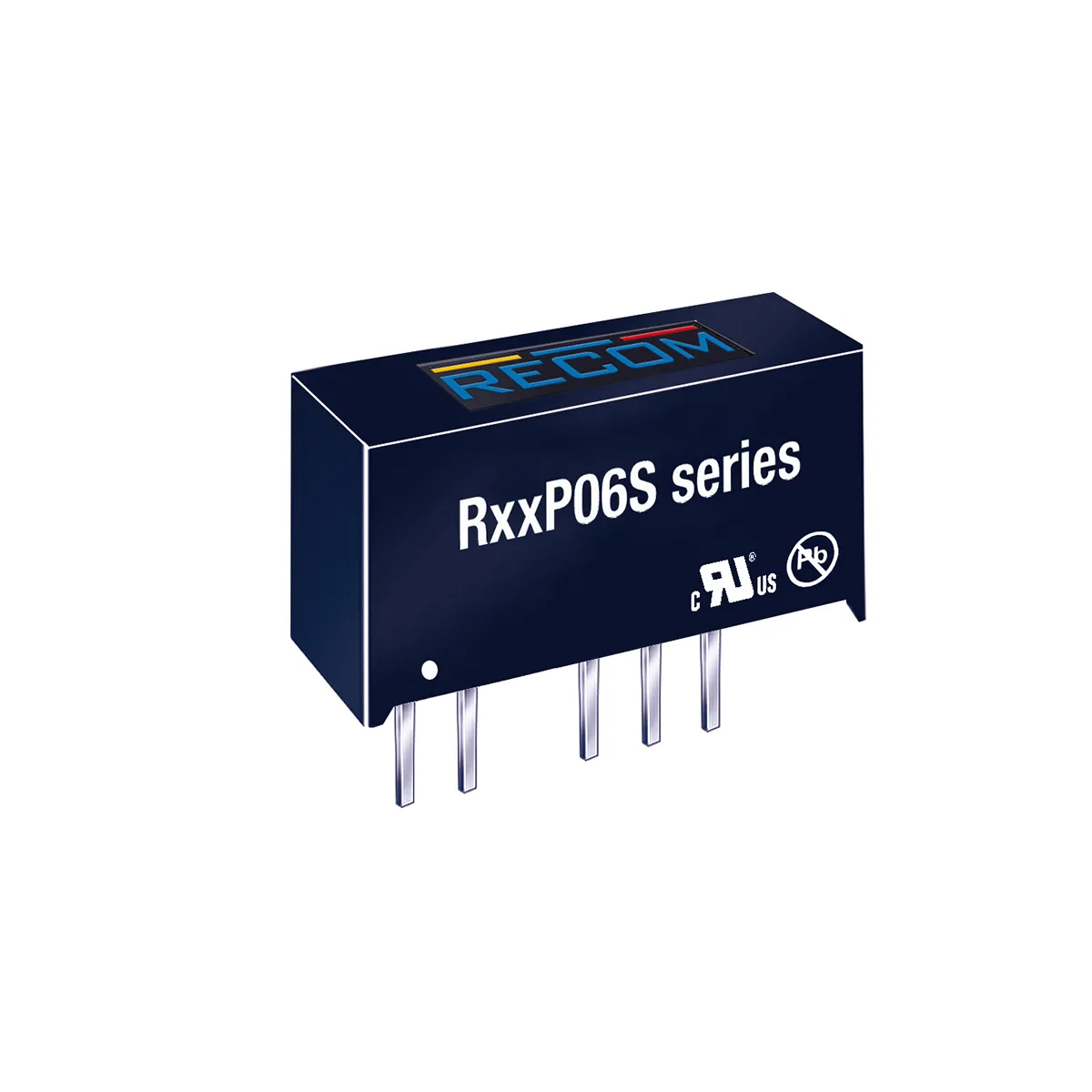 Convertitore c.c.-c.c. 1W, Vin 4,5 → 5,5 V c.c., Vout 6V cc, 6.4kV cc