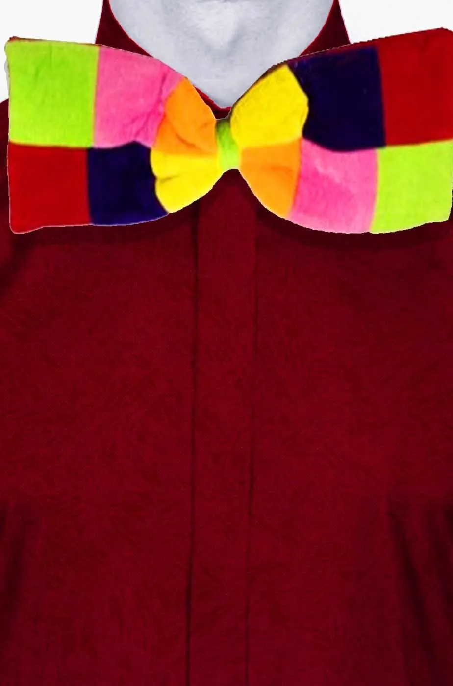 Cravattino da Pagliaccio a Farfallino Papillon grande da Clown