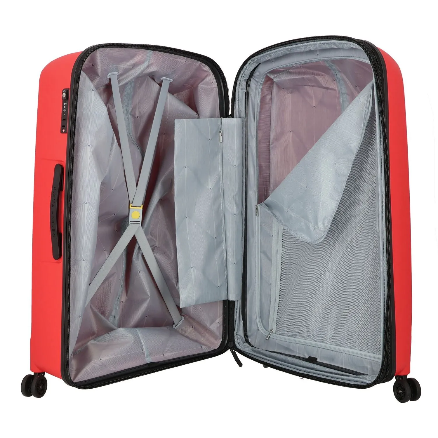 Delsey Paris Belmont Plus 4 ruote Carrello della cabina XL 83 cm con piega di espansione