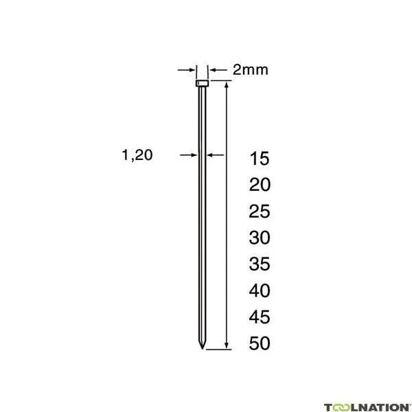 Dutack 5134036 SKN12 Minibrad acciaio inox 20mm 5000 pezzi