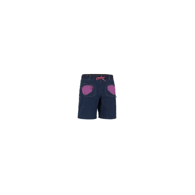 E9 Onda Short Denim Blue Bermuda Jeans Donna