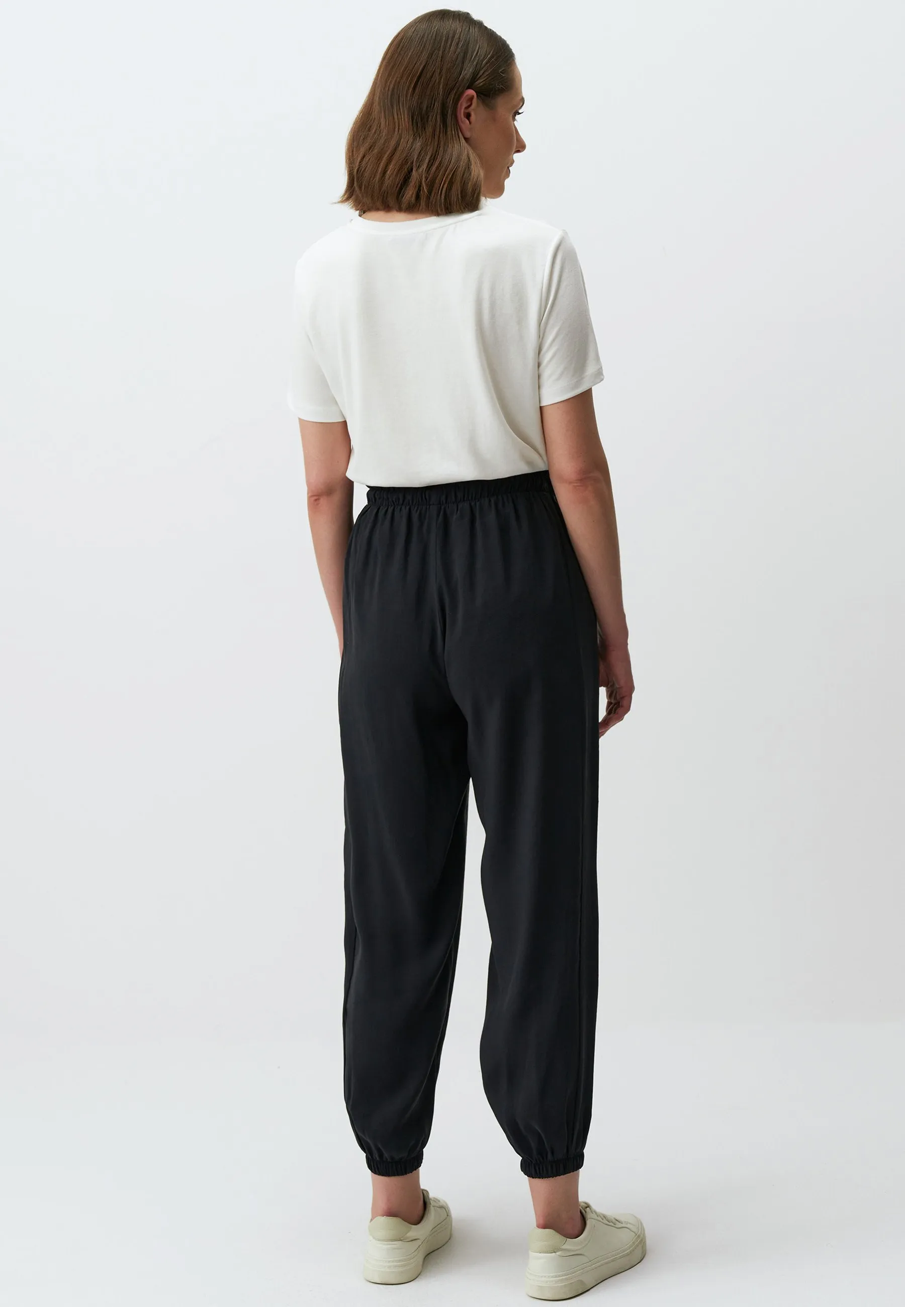 ELASTIC WAIST NARROW LEG WITH POCKETS - Pantaloni sportivi