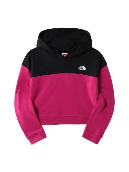 Felpa Bambina TNF The North Face Drew Peak Cropped NF0A 7X4V 1461 Fucsia