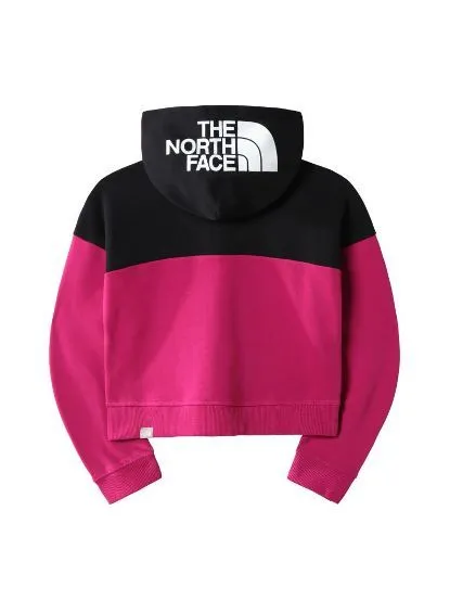 Felpa Bambina TNF The North Face Drew Peak Cropped NF0A 7X4V 1461 Fucsia