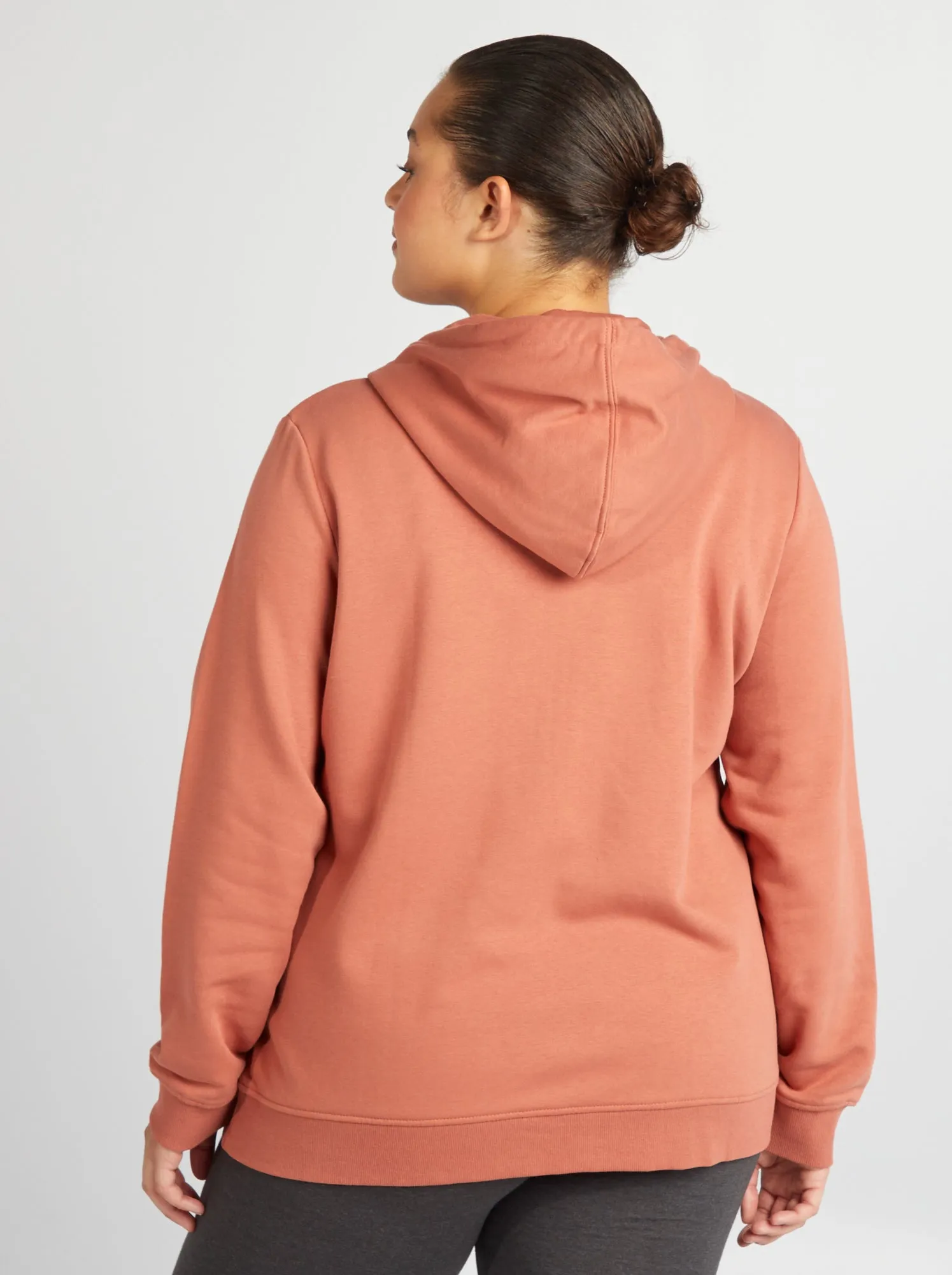 Felpa con cappuccio - ROSA