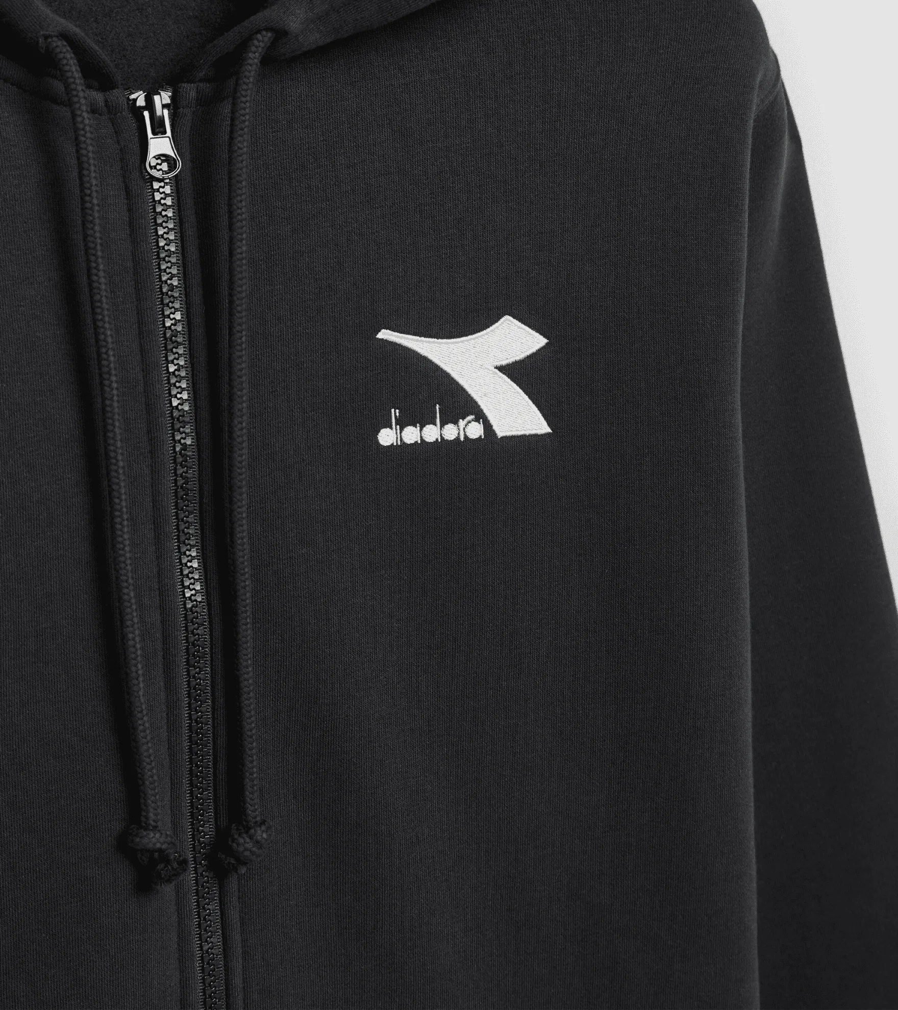 FELPA DA UOMO DIADORA HOODIE FZ CORE BLACK 80013