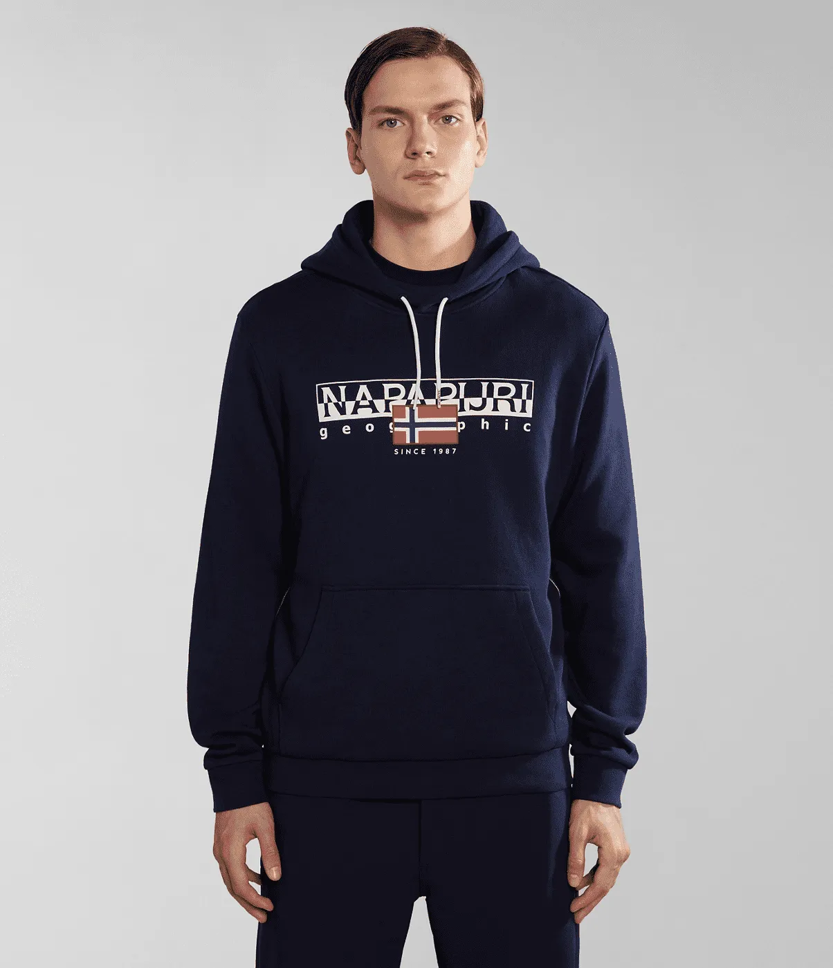 FELPA DA UOMO NAPAPIJRI B-AYLMER H BLU MARINE NP0A4HTL 176
