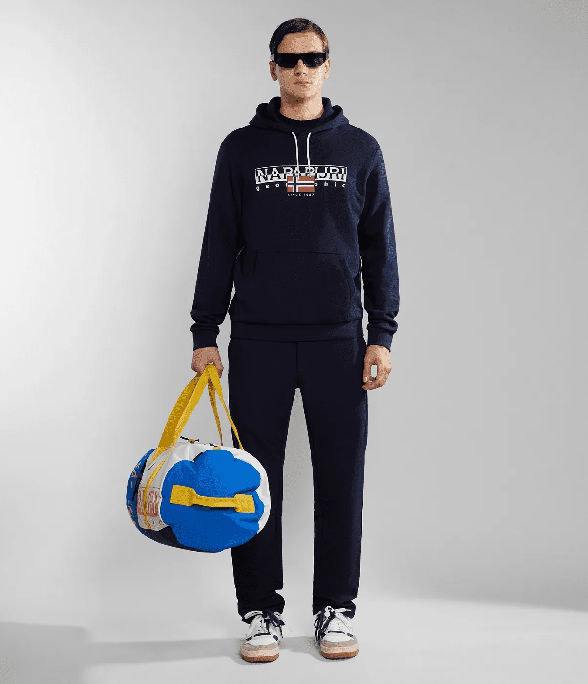 FELPA DA UOMO NAPAPIJRI B-AYLMER H BLU MARINE NP0A4HTL 176