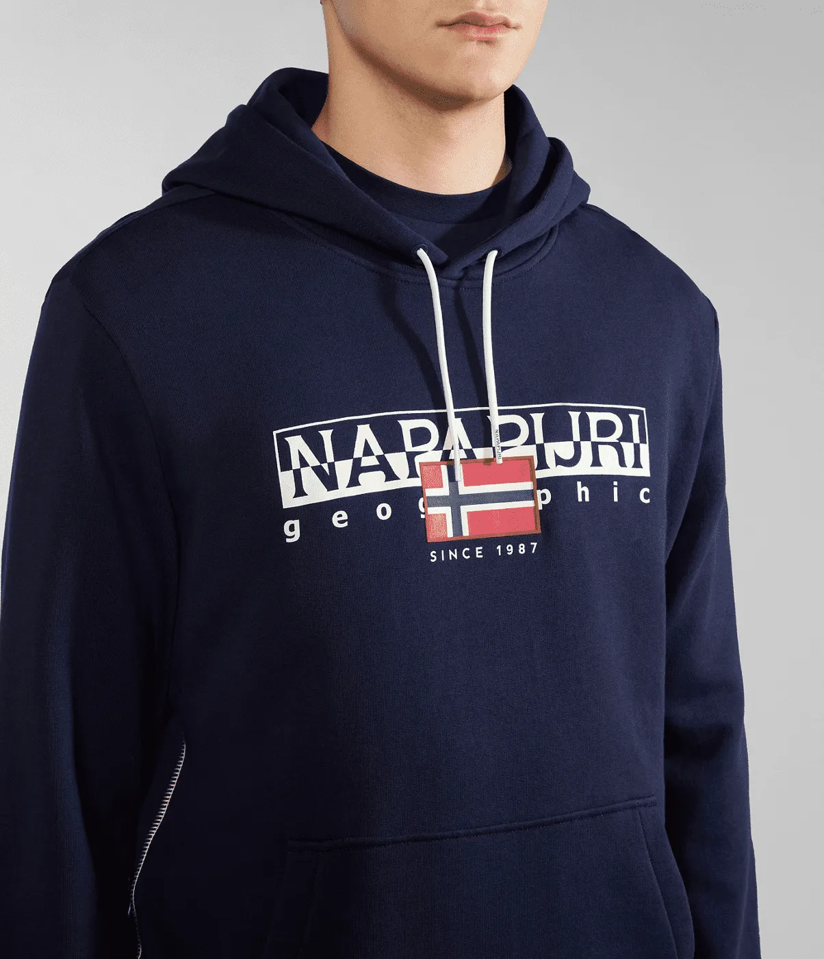 FELPA DA UOMO NAPAPIJRI B-AYLMER H BLU MARINE NP0A4HTL 176