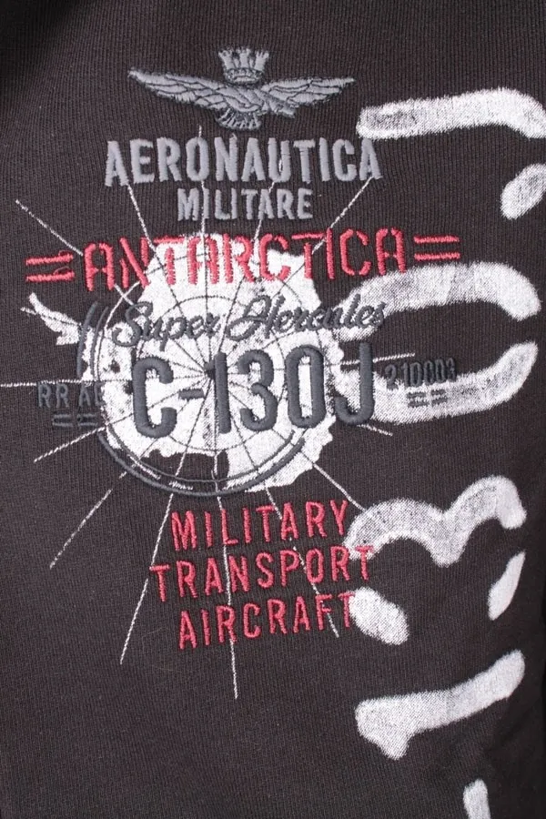 Felpa Uomo Aeronautica Militare Nero