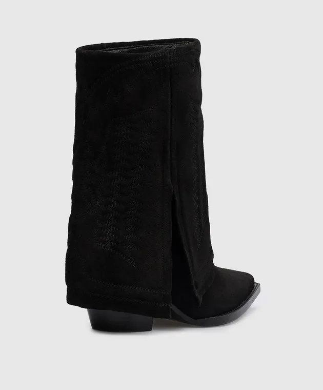 Filles a Papa Stivali in camoscio nero DALLASLOW