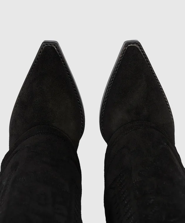 Filles a Papa Stivali in camoscio nero DALLASLOW