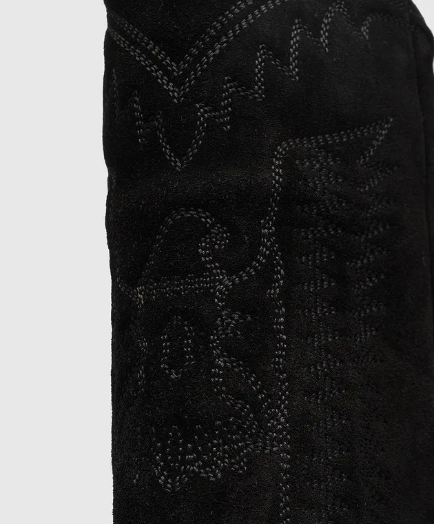 Filles a Papa Stivali in camoscio nero DALLASLOW