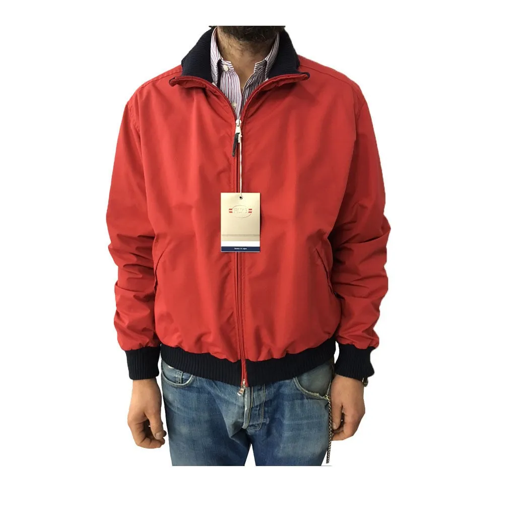FLY 3 giubbino uomo foderato righe bianco/blu 100% nylon interno 100%cotone