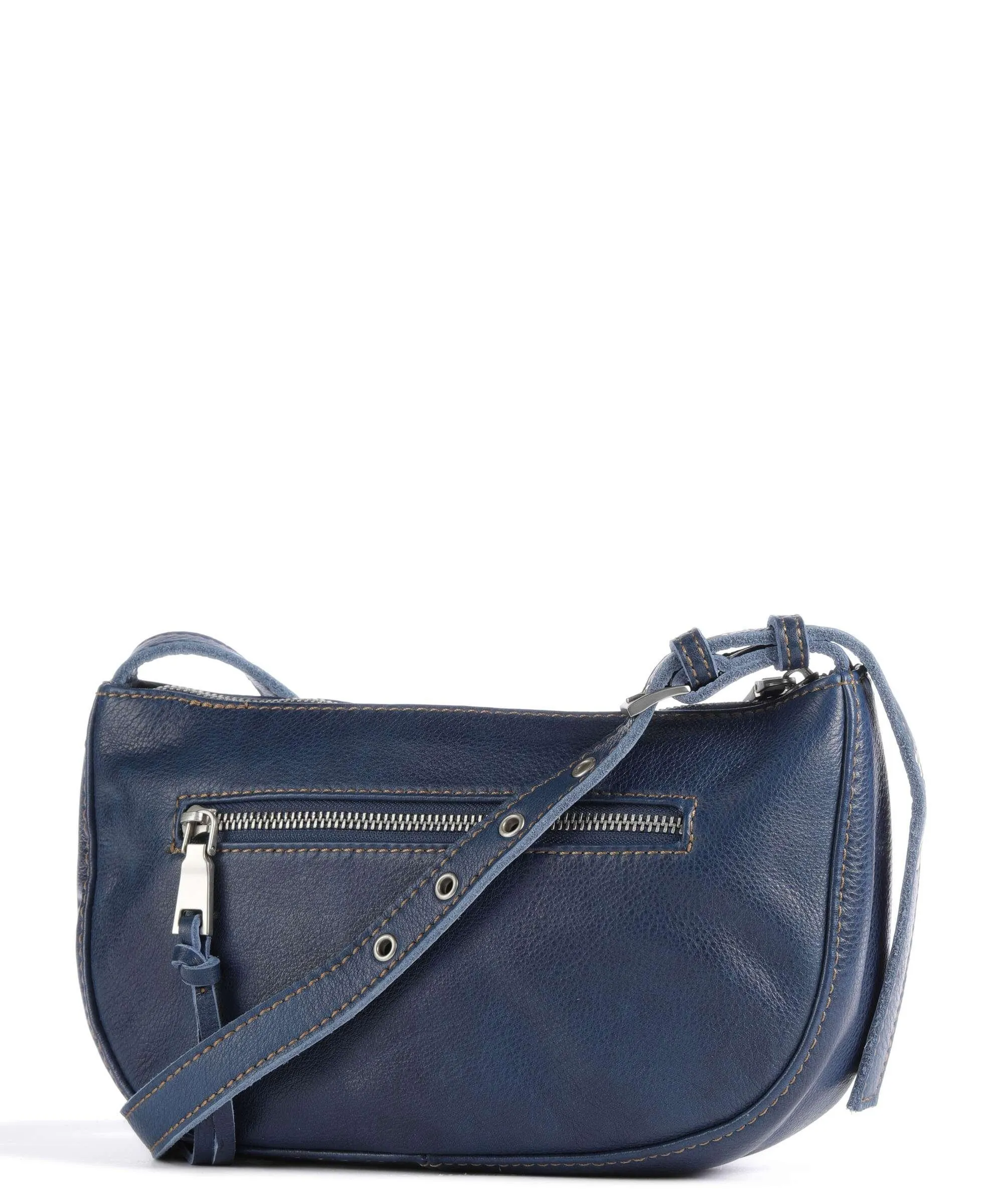  FredsBruder Mia Borsa a tracolla pelle granulata blu scuro  
