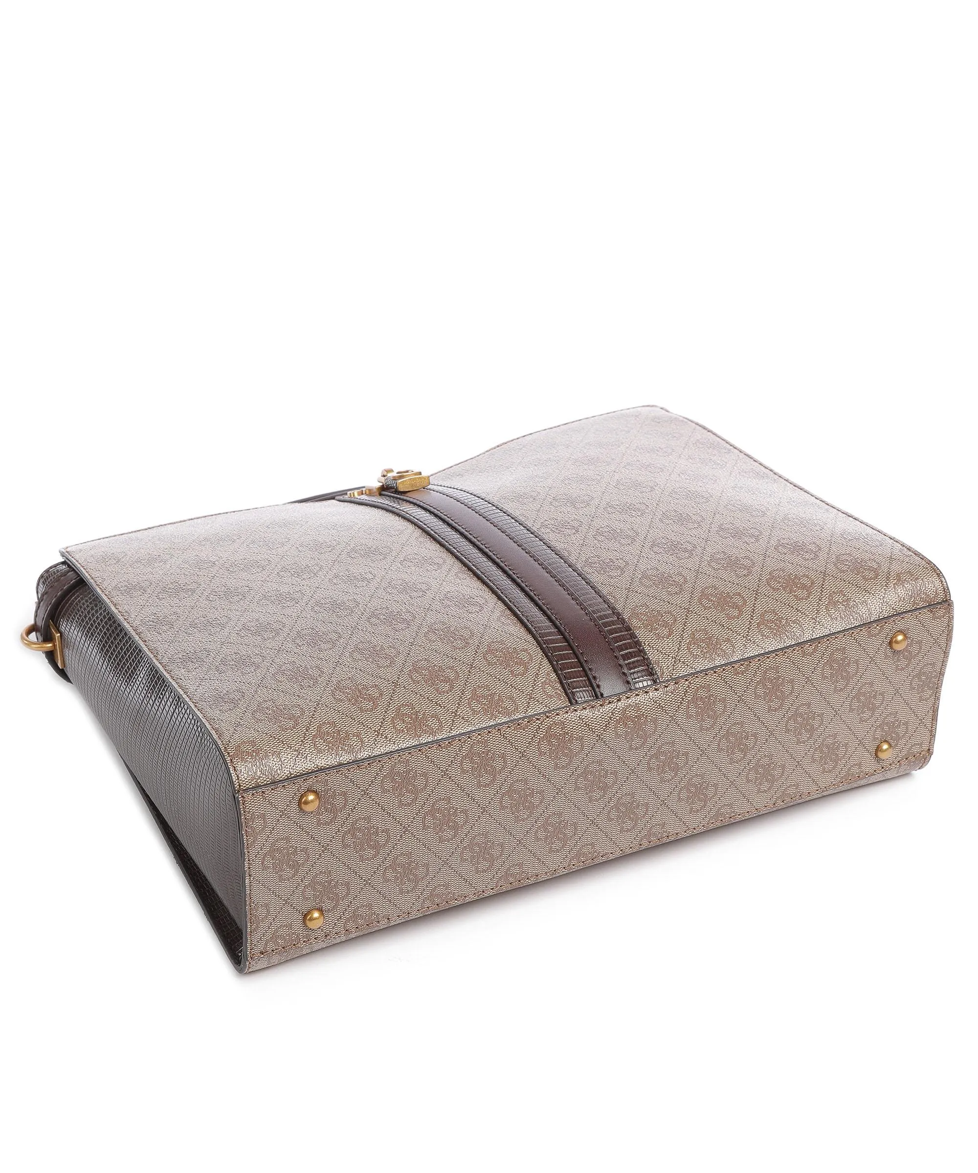  Guess Ginevra Borsa shopper pelle sintetica beige/marrone  