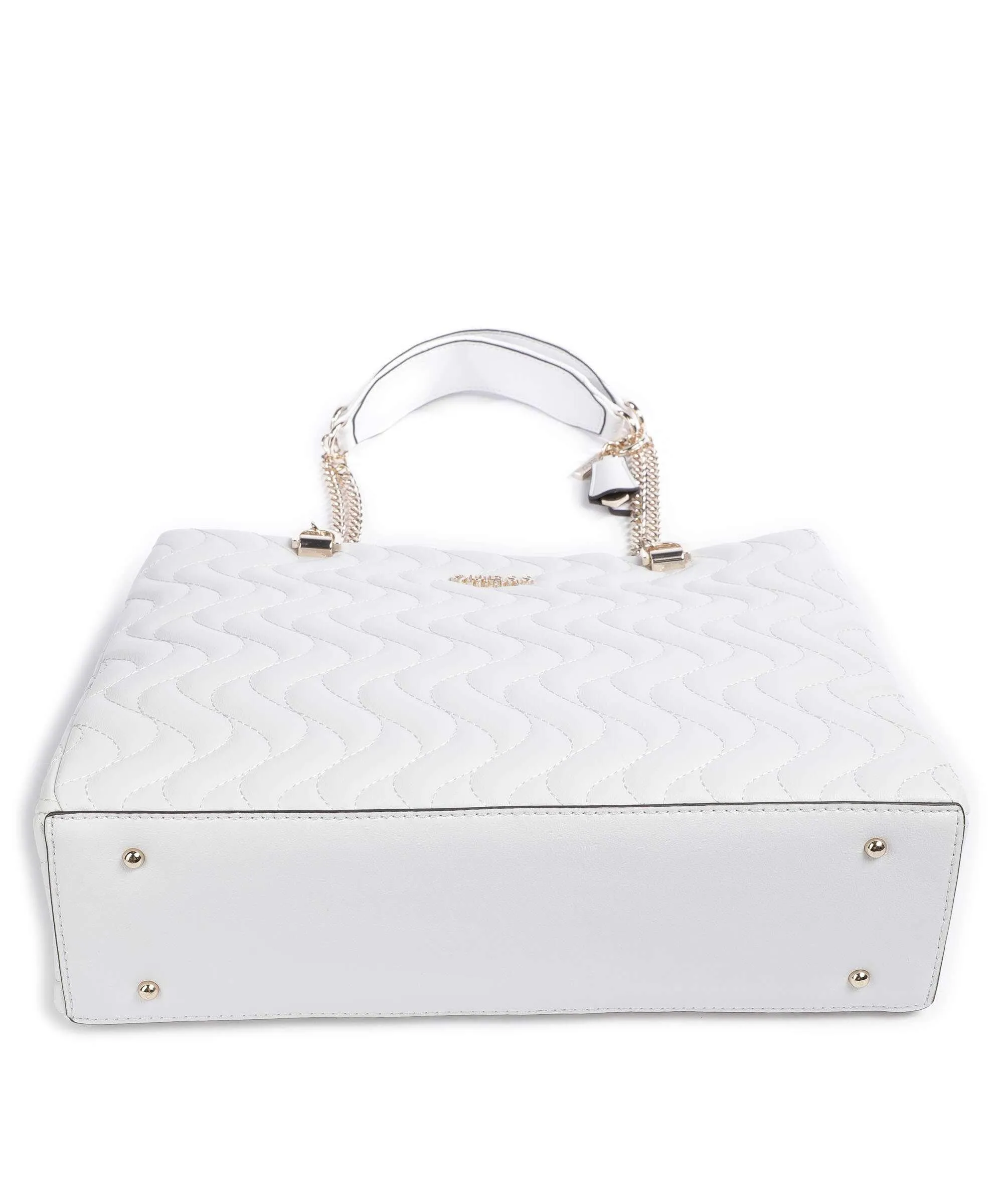  Guess Mai Eco Borsa shopper pelle sintetica bianco  