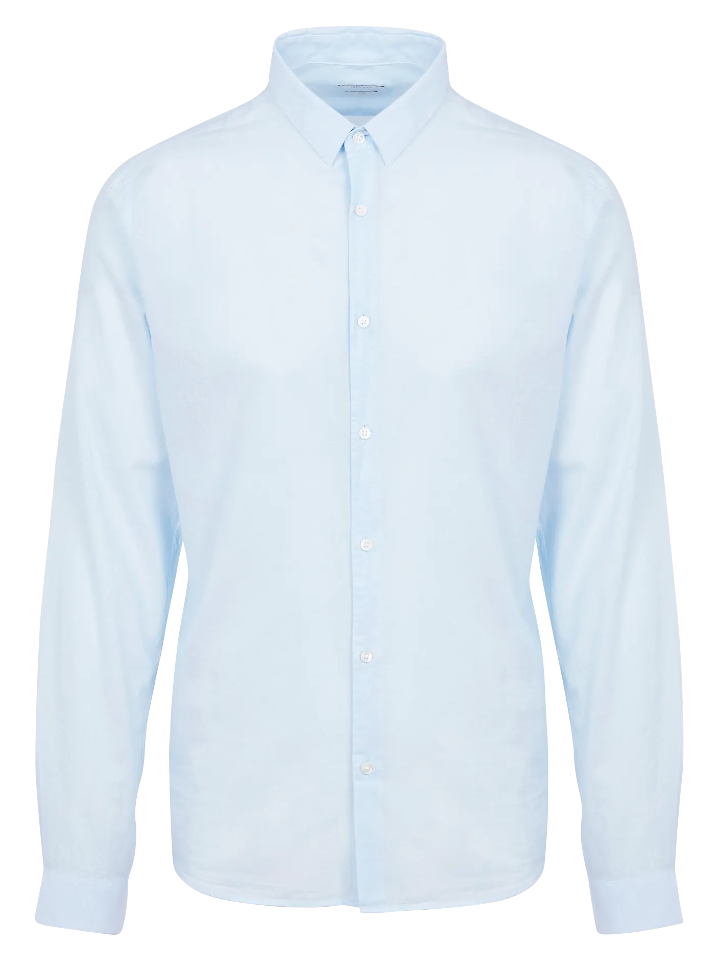  IKKS   Camicia collo classico slim fit in voile di cotone bio | Blu