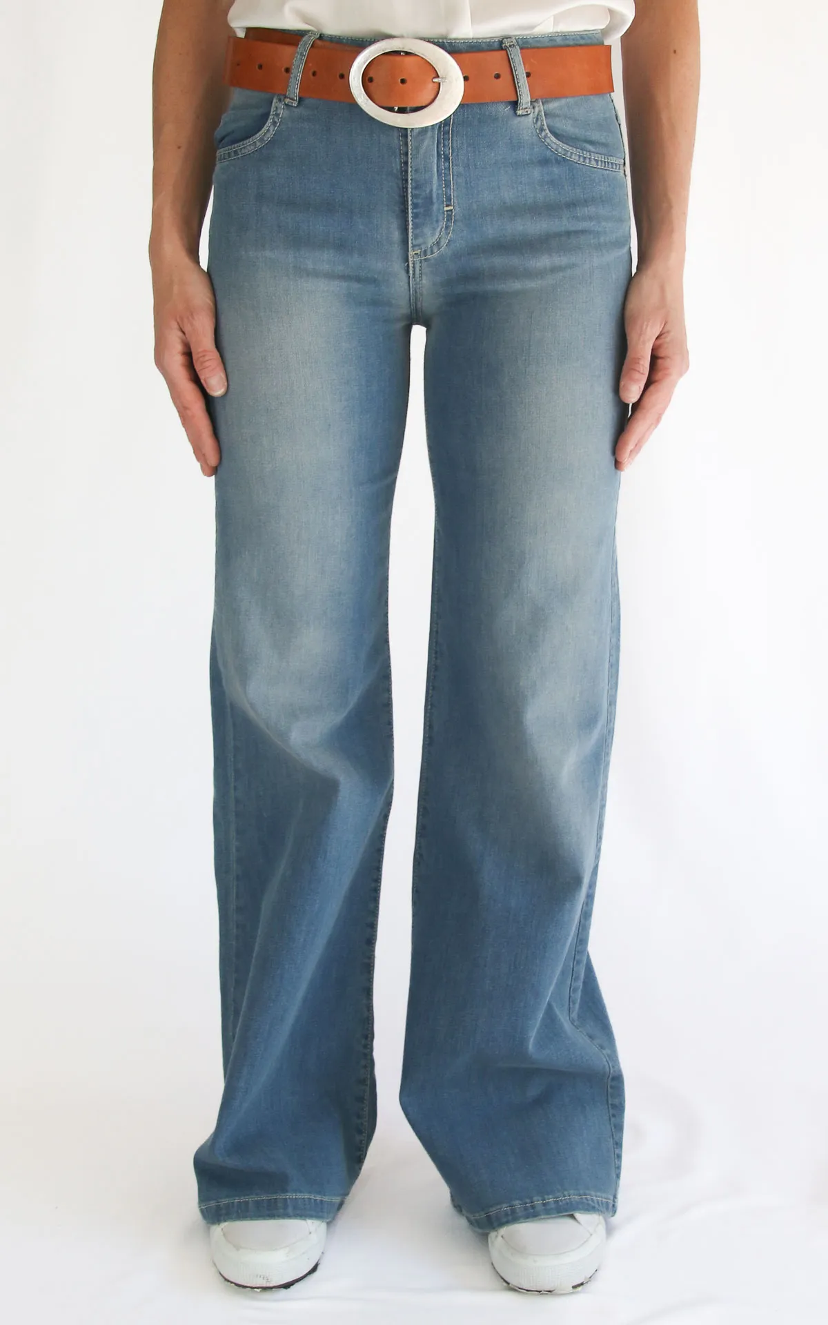 Initial – Jeans dritto denim chiaro – Ludo