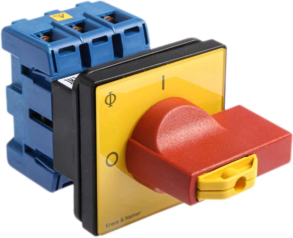 Interruttore di isolamento Kraus & Naimer KG41BT203/GBA016E, 3P, 40A, 690V ca, Montaggio a pannello, IP65