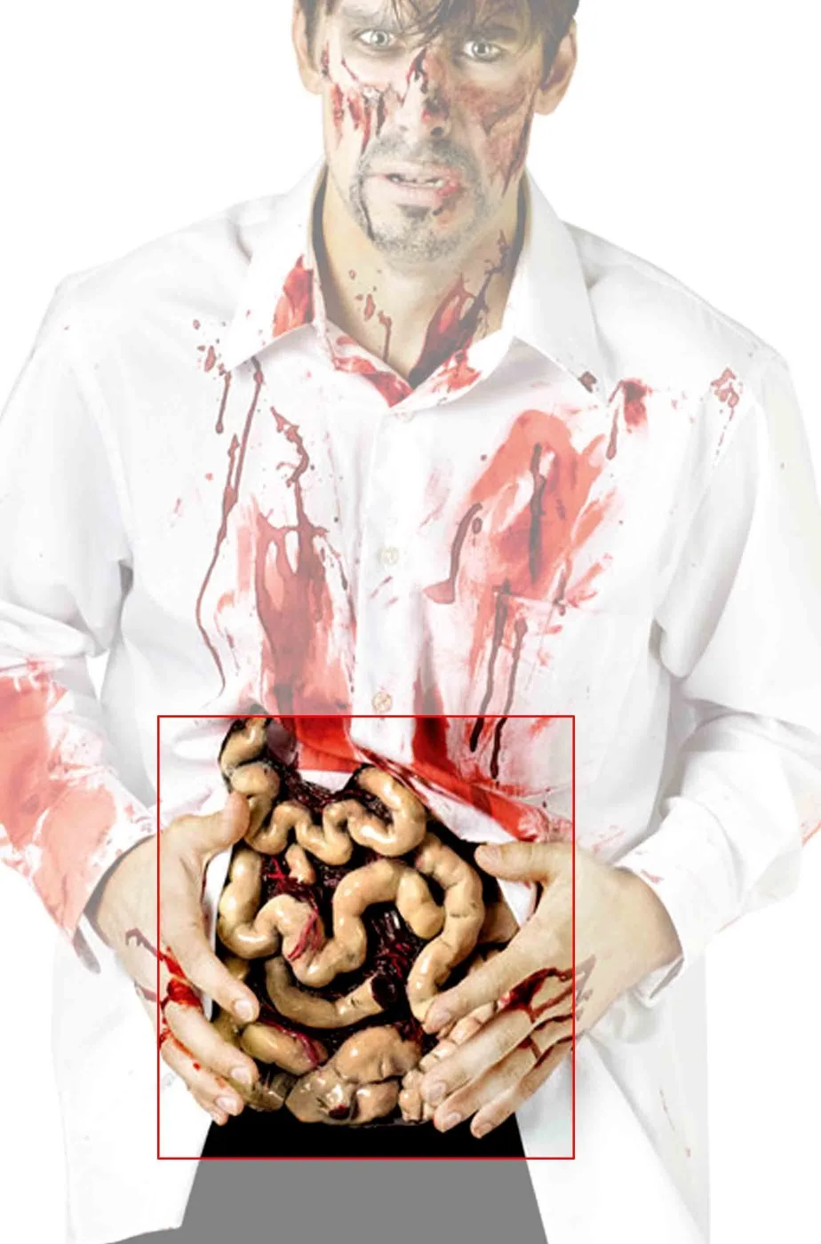 Intestino insanguinato zombie halloween