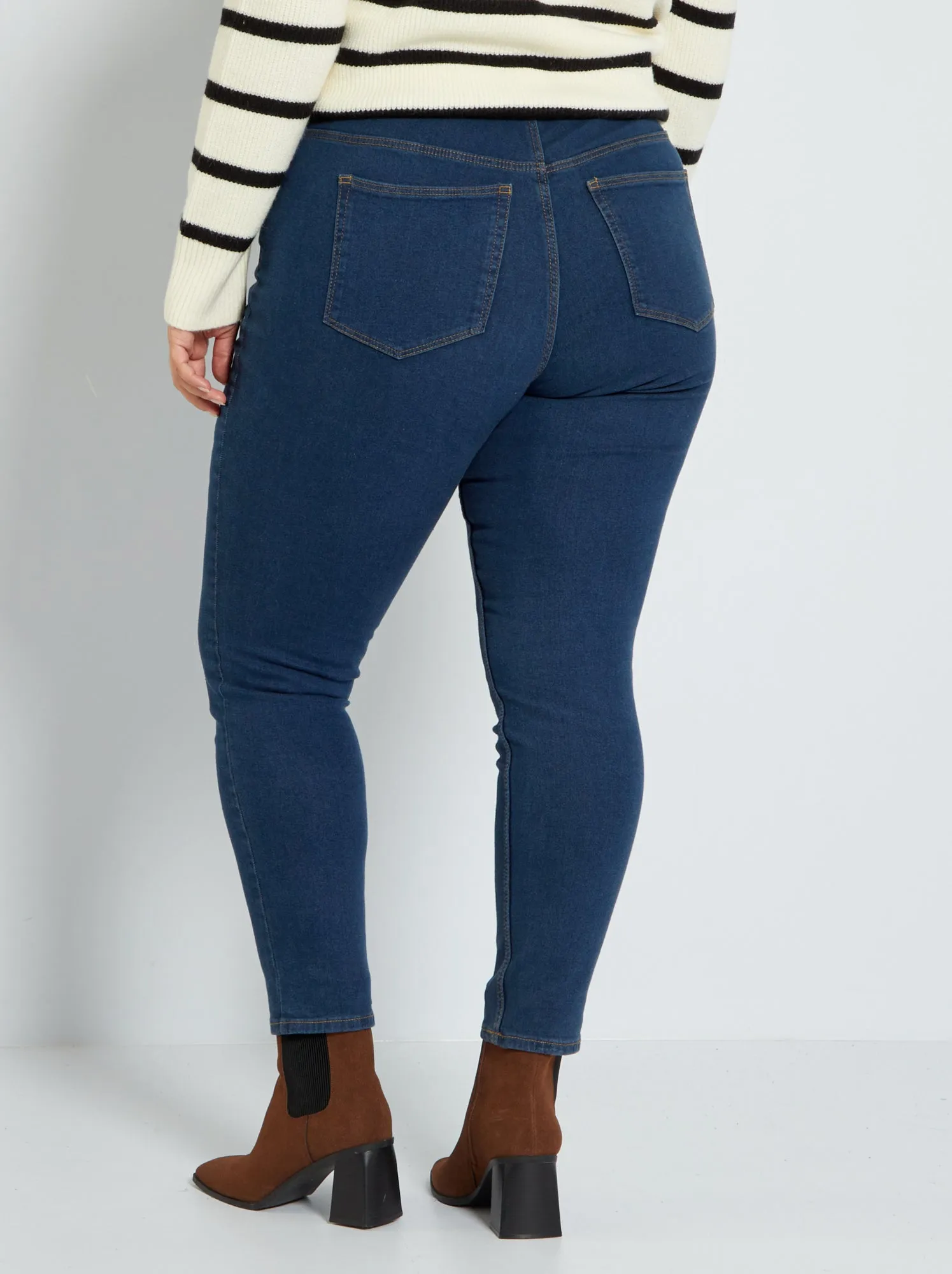 Jeans slim stretch - 30L - BLU