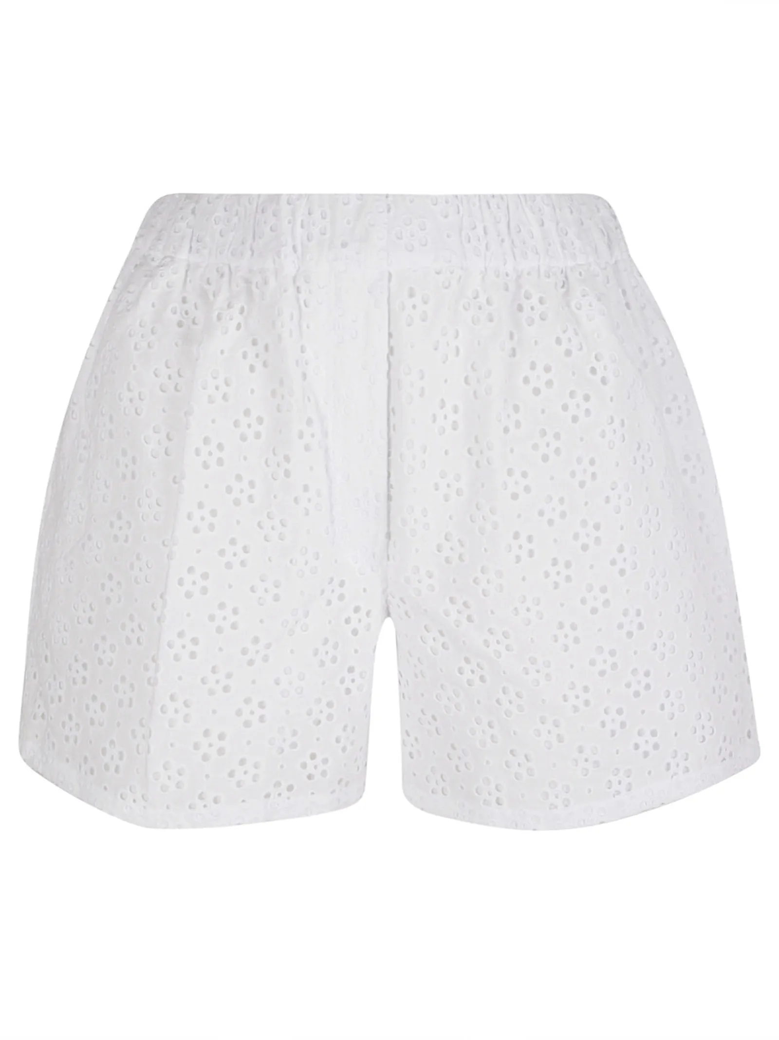 KENZOBRODERIE ANGLAISE SHORTS Off white