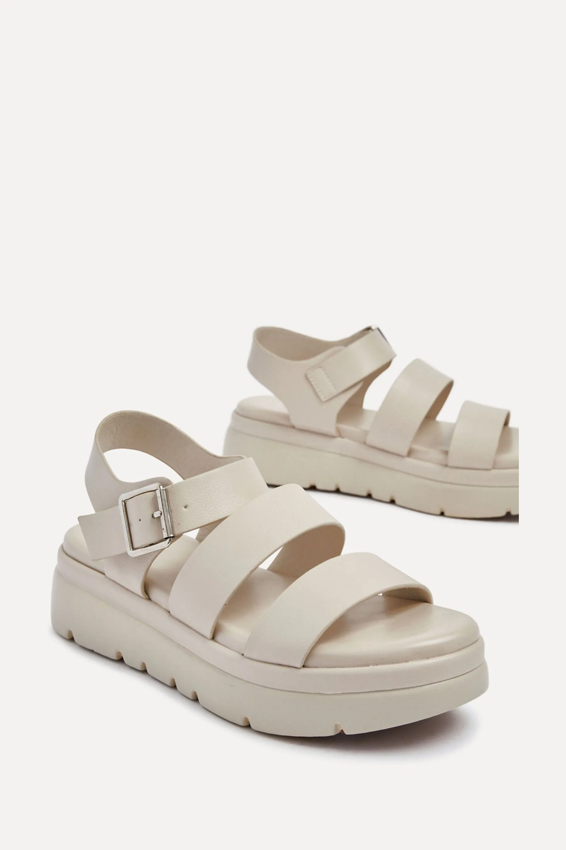Linzi - Venus - Sandali flatform con due cinturini