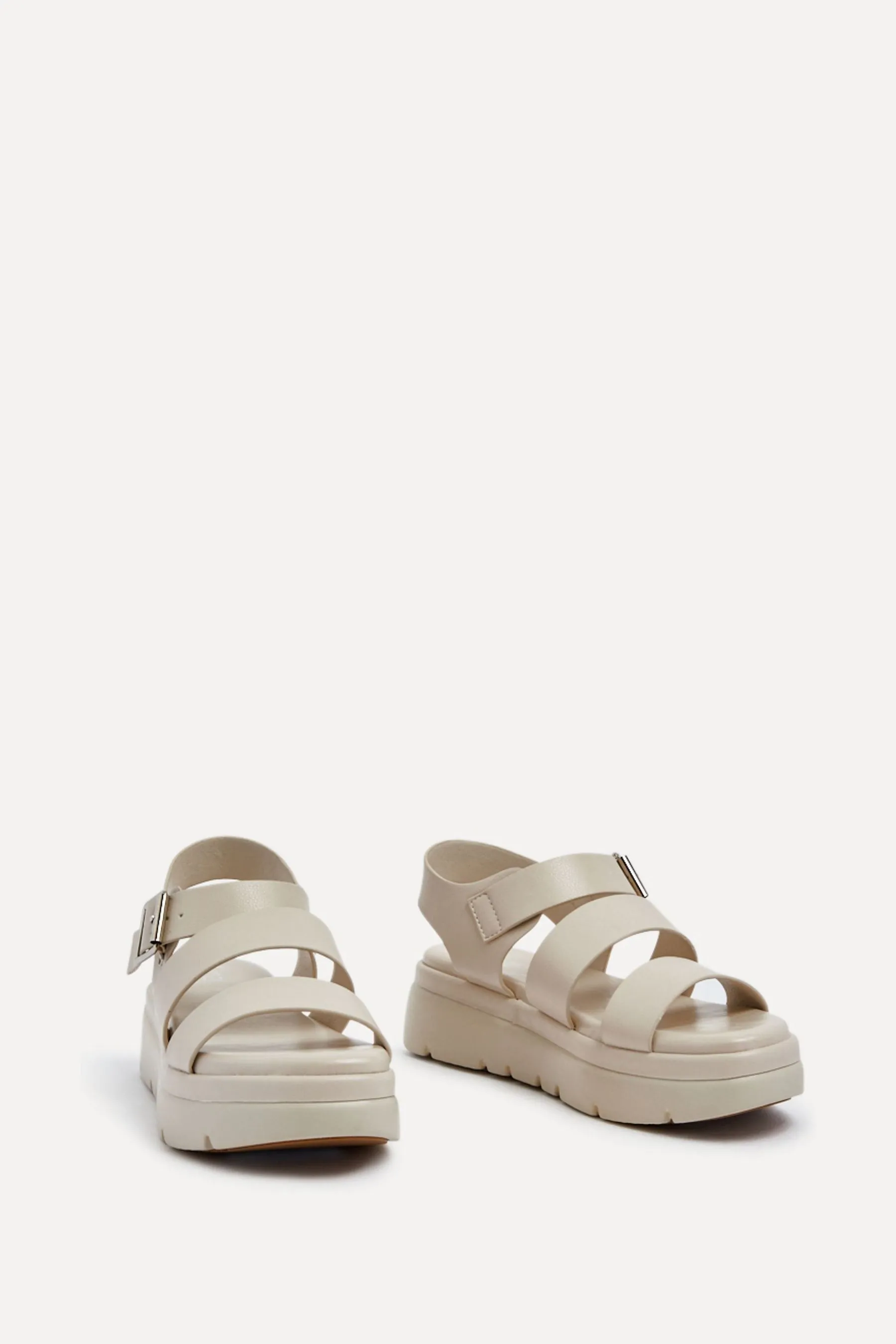 Linzi - Venus - Sandali flatform con due cinturini