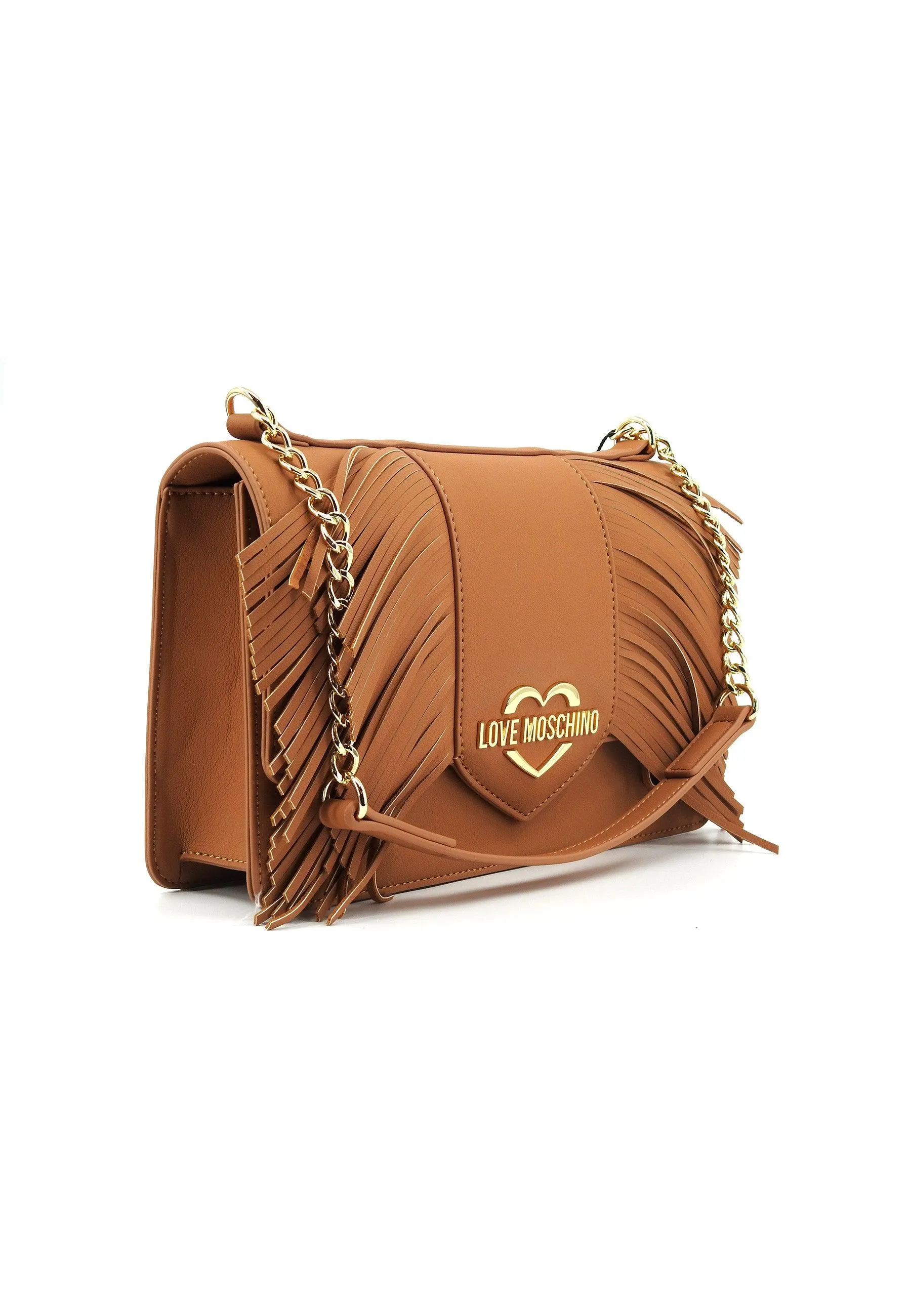 LOVE MOSCHINO Borsa Soulder Donna Cammello Marrone JC4200PP1ILP0201