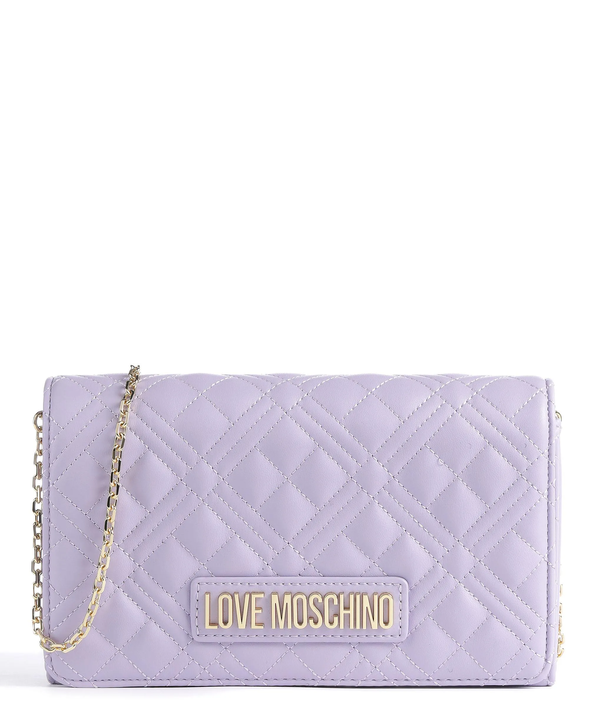  Love Moschino Smart Daily Borsa a tracolla pelle sintetica lavanda  
