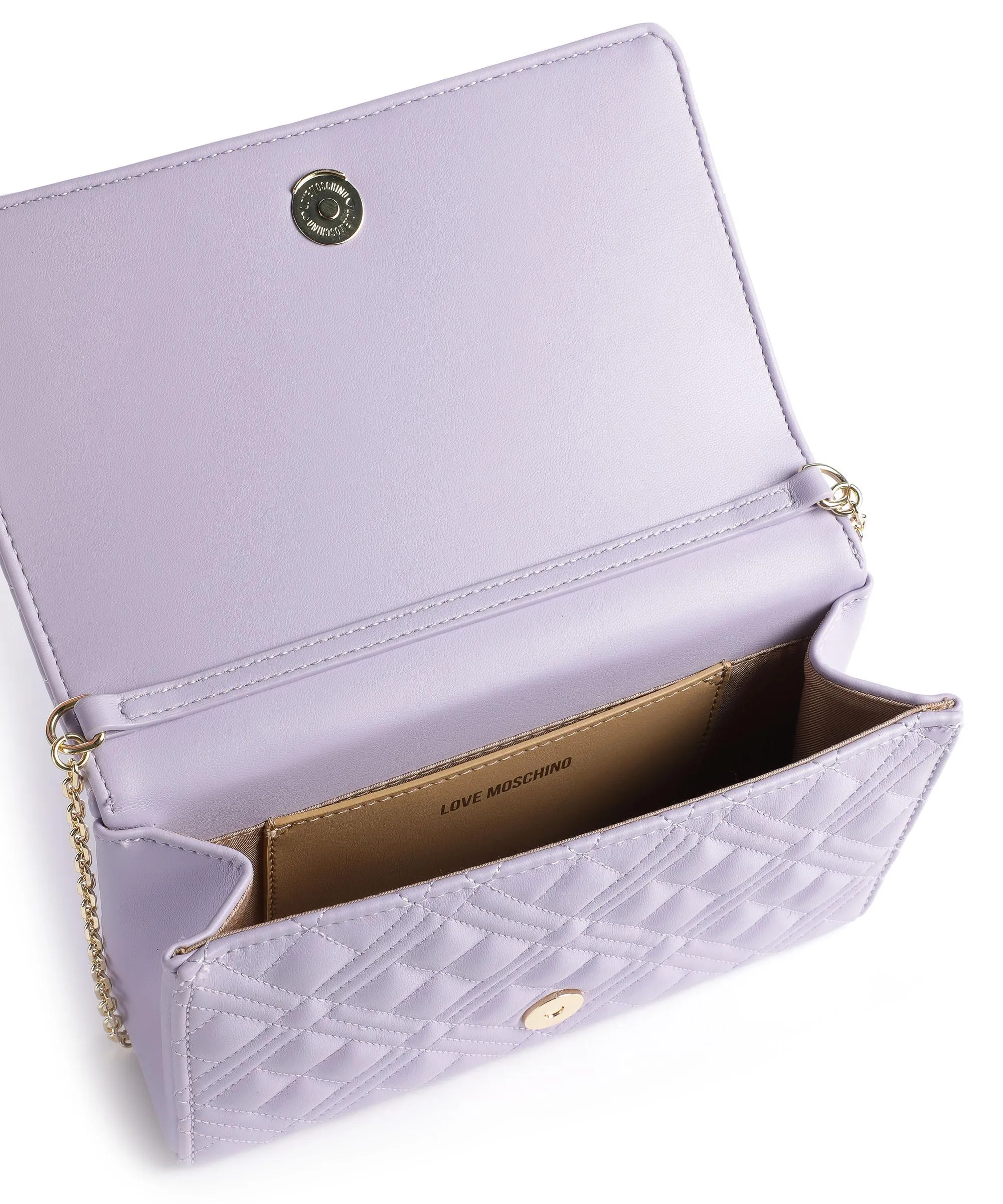  Love Moschino Smart Daily Borsa a tracolla pelle sintetica lavanda  