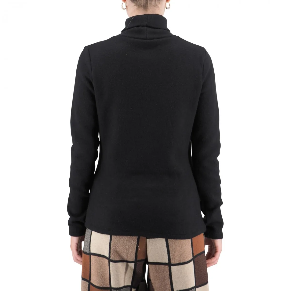 Maglia Dolcevita In Viscosa Slim