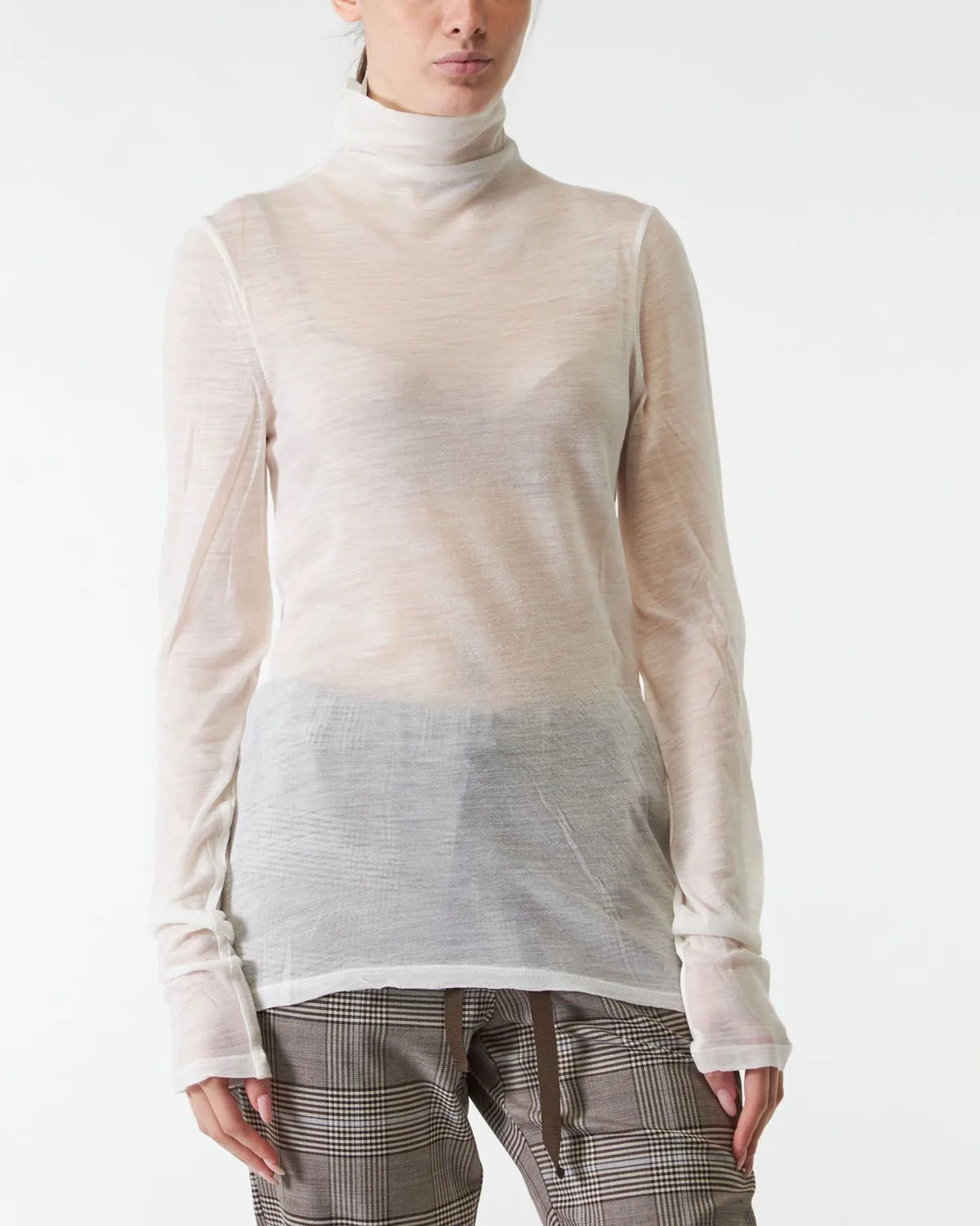 Maglia Dolcevita Ros Bianca