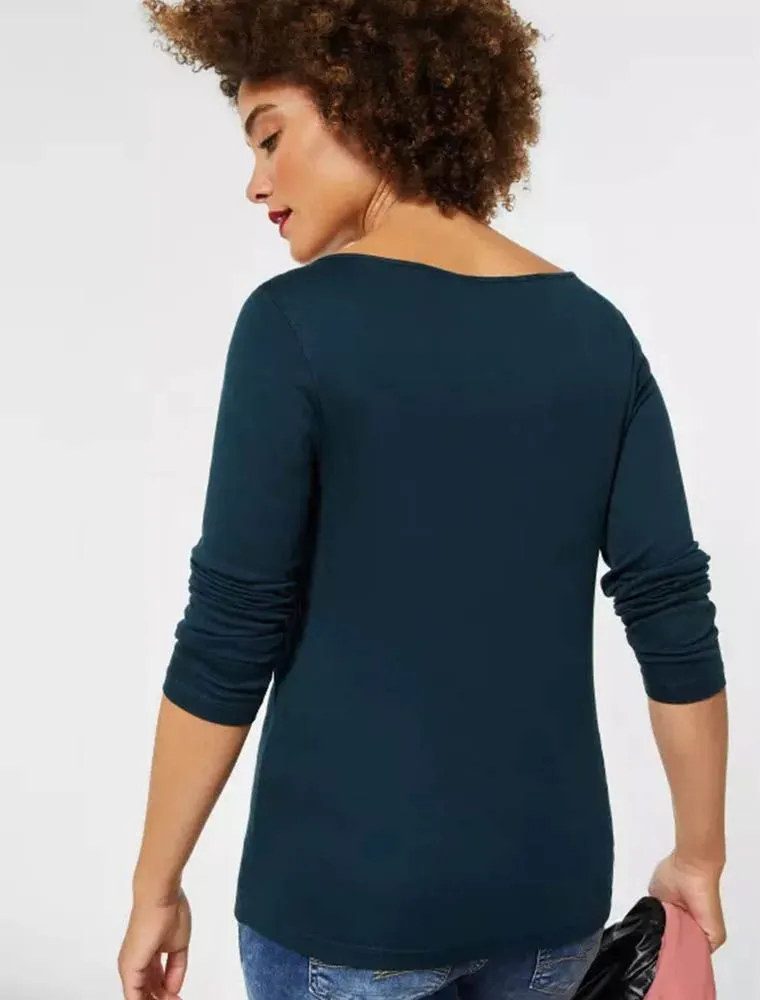 Maglia Manica Lunga Street One - Blu