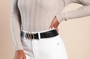 Maglietta lavorata a maglia con maniche lunghe, beige