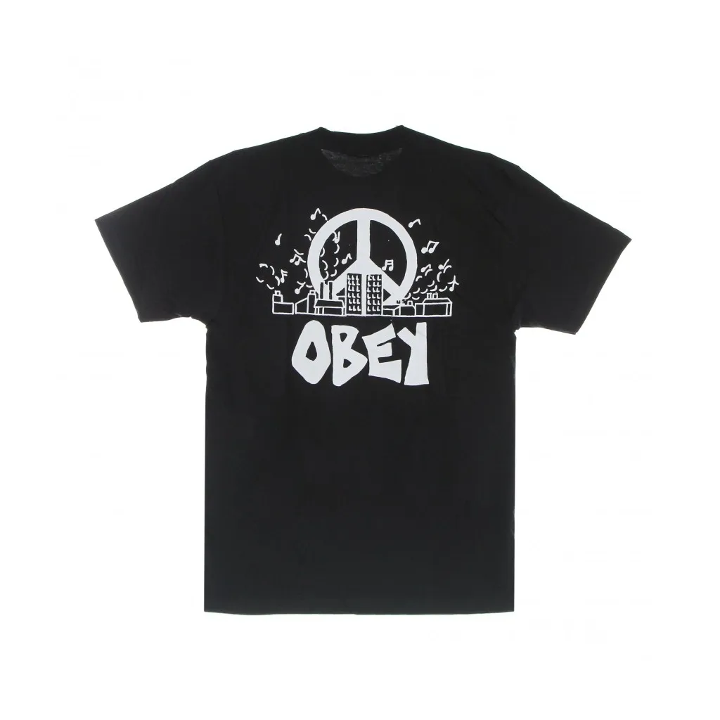 maglietta uomo city block classic tee BLACK