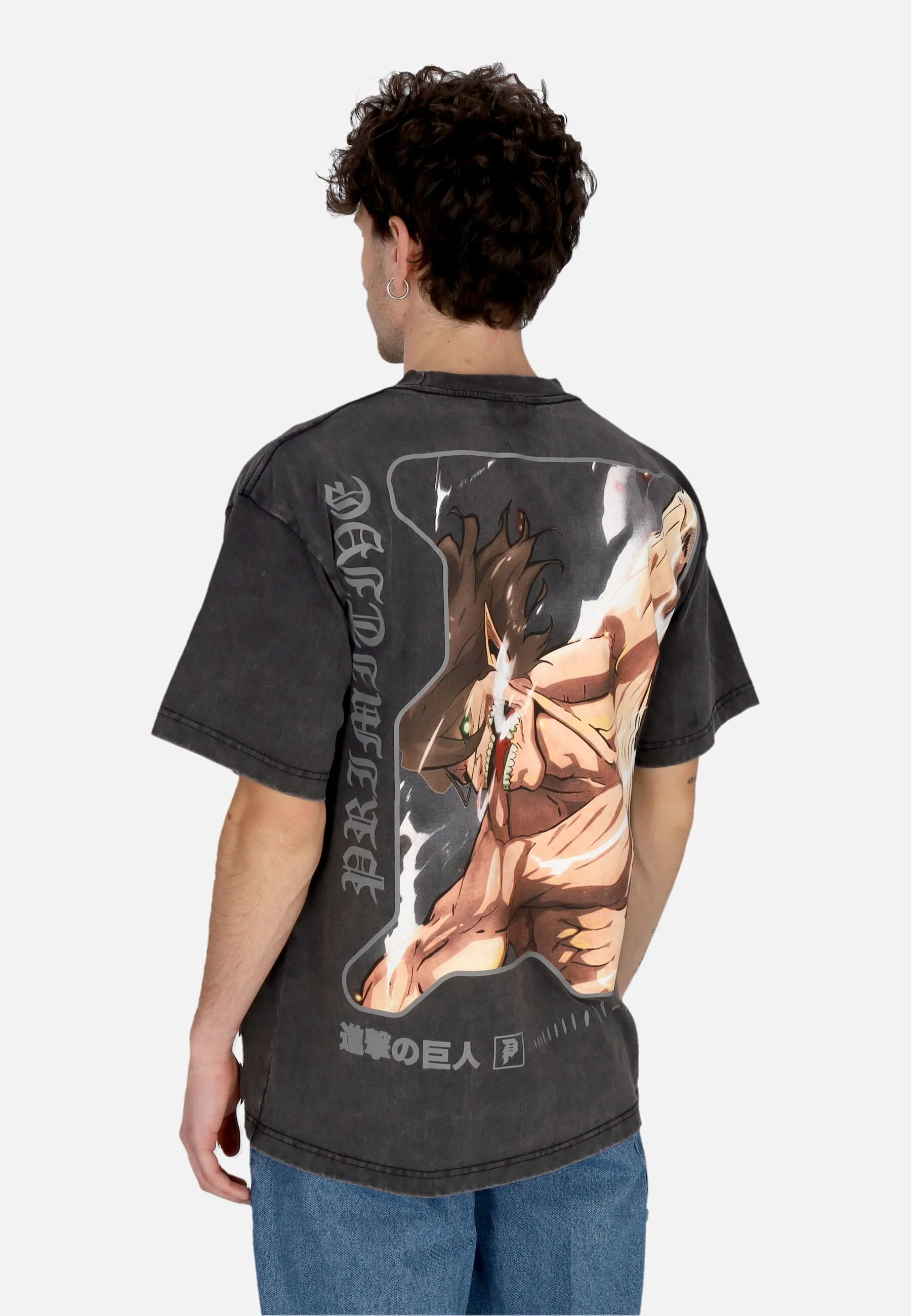 Maglietta Uomo Future Memory Hw Tee X Attack On Titan Black