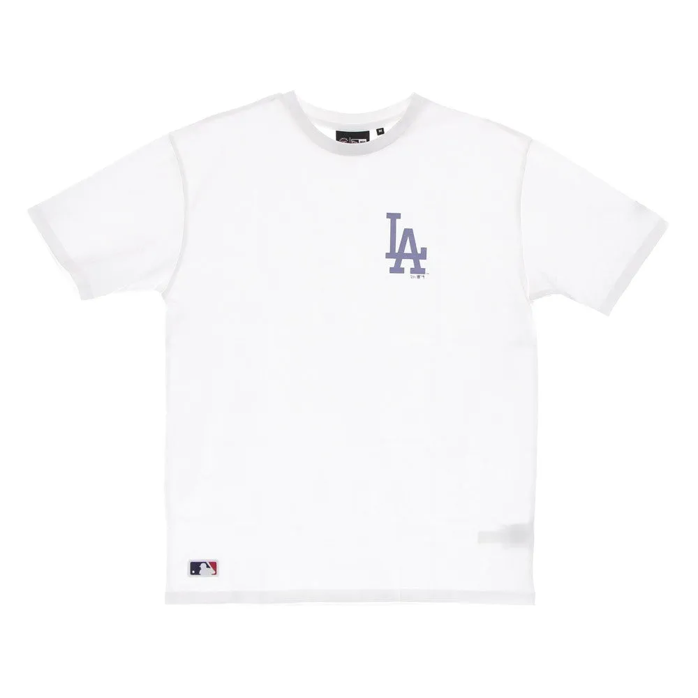 Maglietta Uomo Mlb Big Logo Oversized Tee Losdod White/iridescent