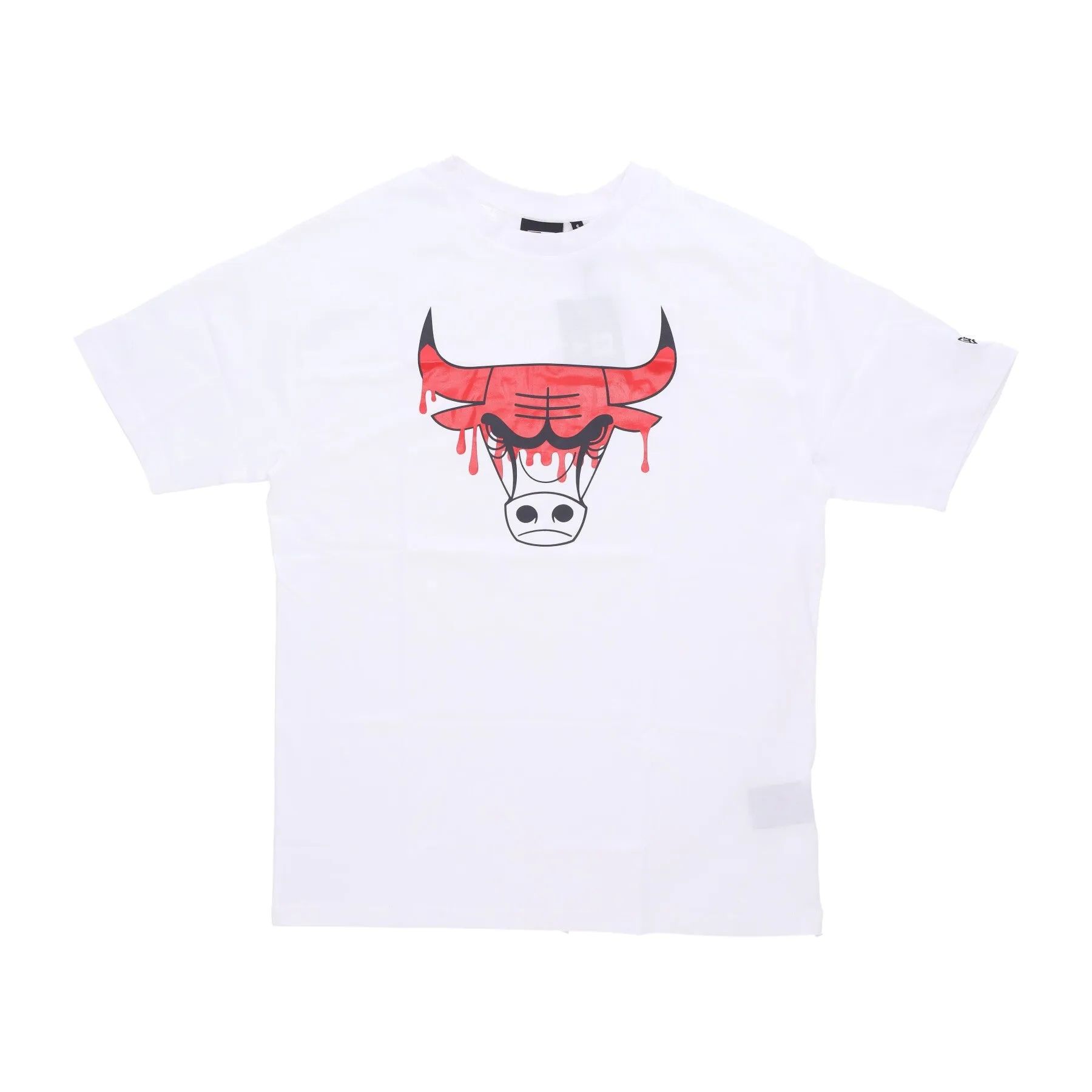 Maglietta Uomo Nba Drip Logo Os Tee Chibul White/front Door Red